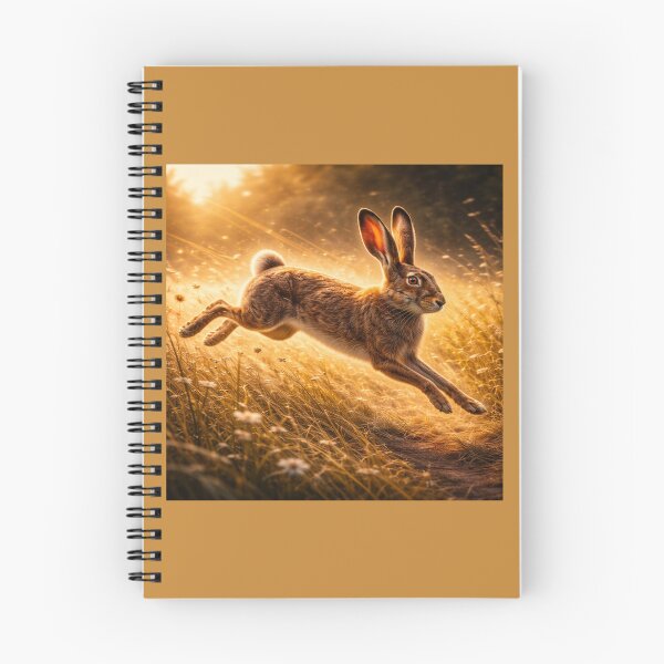 Item preview, Brown Hare – Meadow Sprint Wildlife Art designed and sold by GeoWild Designs.
