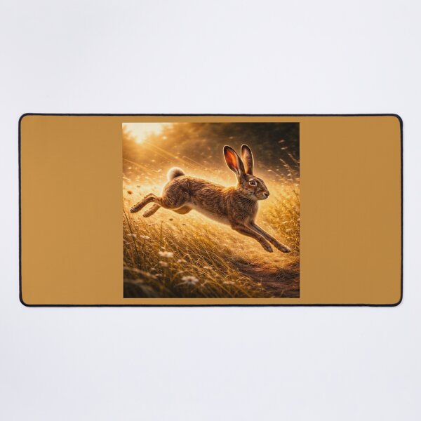 Item preview, Brown Hare – Meadow Sprint Wildlife Art designed and sold by GeoWild Designs.