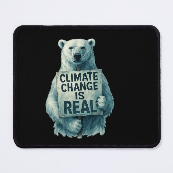 Item preview, Polar Bear Climate Protest - Powerful Eco Statement designed and sold by MKreative Studio.