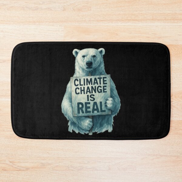 Item preview, Polar Bear Climate Protest - Powerful Eco Statement designed and sold by MKreative Studio.