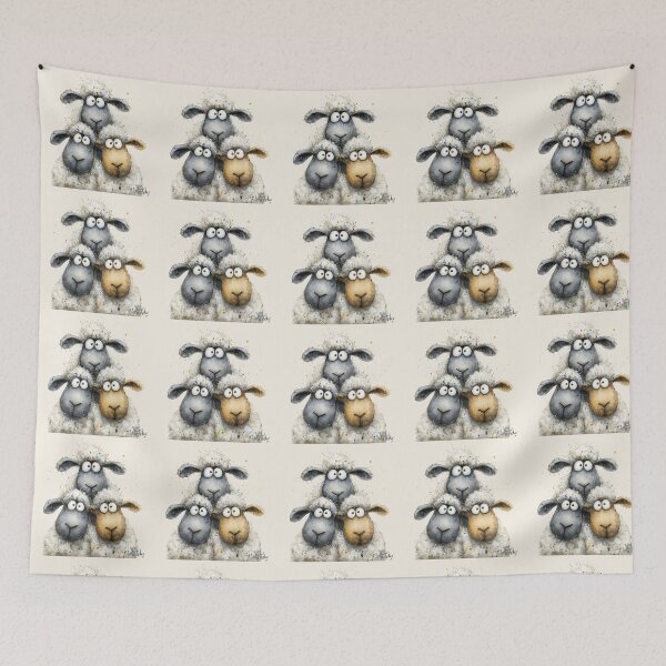 Item preview, Gorgeous Sheep ' Cotton, Marshmallow and Fleece’ BY SHiRLeY MacARTHuR designed and sold by Shirley MacArthur Art.