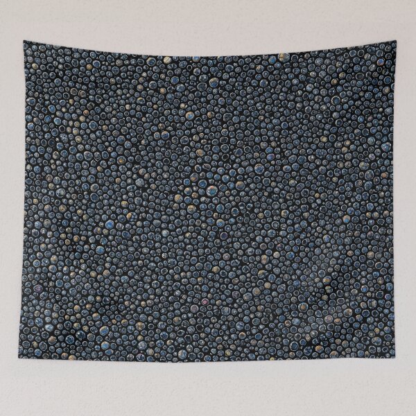Item preview, Midnight Microbubble Texture designed and sold by Kaleidoscope Print.