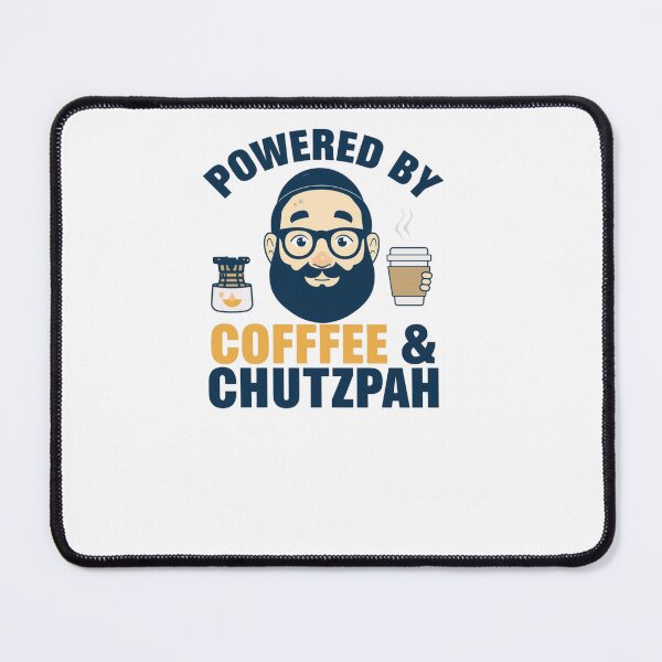 Item preview, Powered by Chutzpah – Funny Jewish Design designed and sold by JewishVibes⭐⭐⭐⭐⭐.