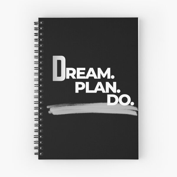 Item preview, Dream Plan Do – Minimal Productivity Mindset Design designed and sold by AdicretorDesign.