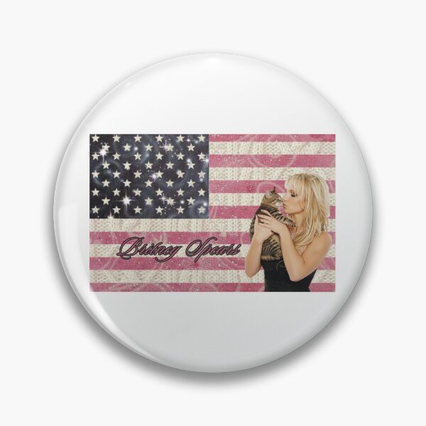Item preview, Britney Spears Pink American Flag Poster Sticker (Tapestry) designed and sold by smelstefer.