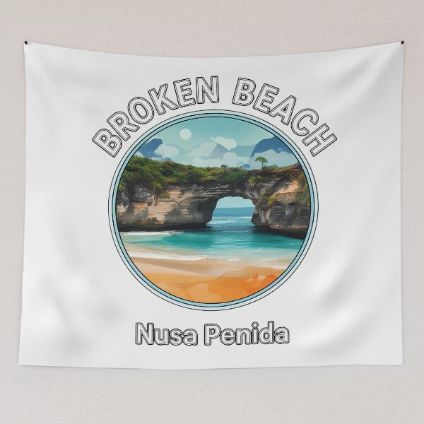 Item preview, Broken Beach - Summer Vibes - Nusa Penida - Indonesia Escape designed and sold by inkNext.