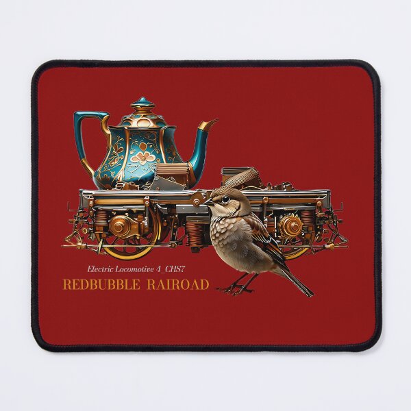 Item preview, REDBUBBLE RAILROAD - Electric Locomotive 4 CHS7 designed and sold by GalluzziART.