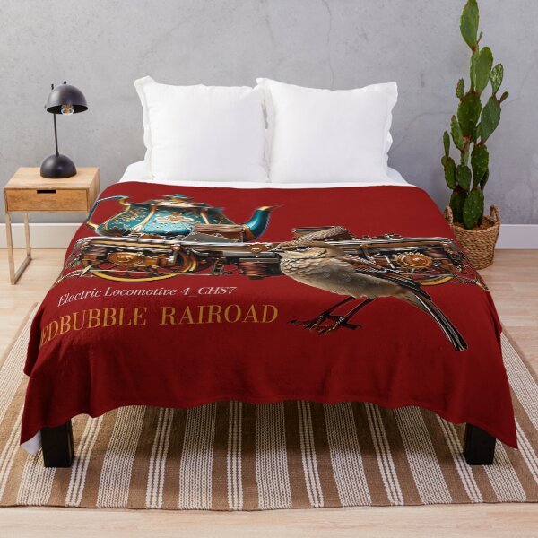 Item preview, REDBUBBLE RAILROAD - Electric Locomotive 4 CHS7 designed and sold by GalluzziART.