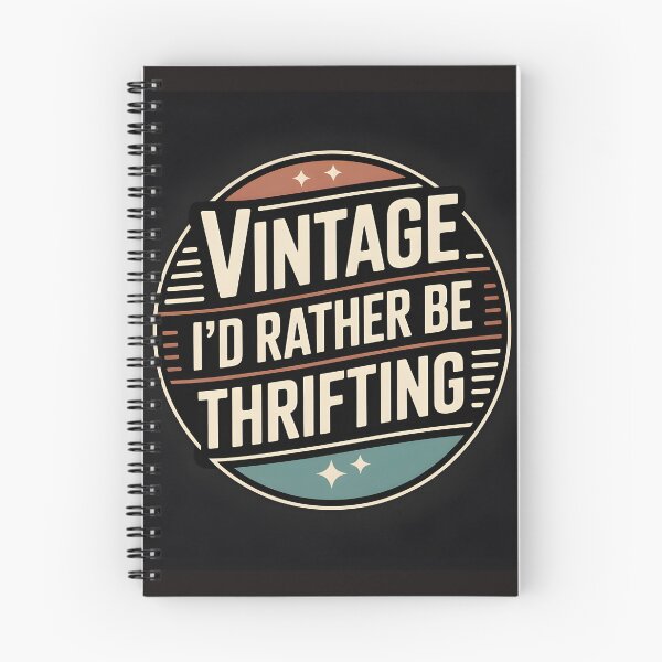Item preview, Vintage I’d Rather Be Thrifting Thrift Store Badge Design designed and sold by Viktorio Art Shop.