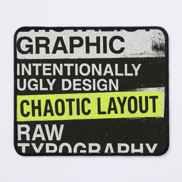 Item preview, Anti-Design Brutalist Typography Poster designed and sold by iwzzuel.