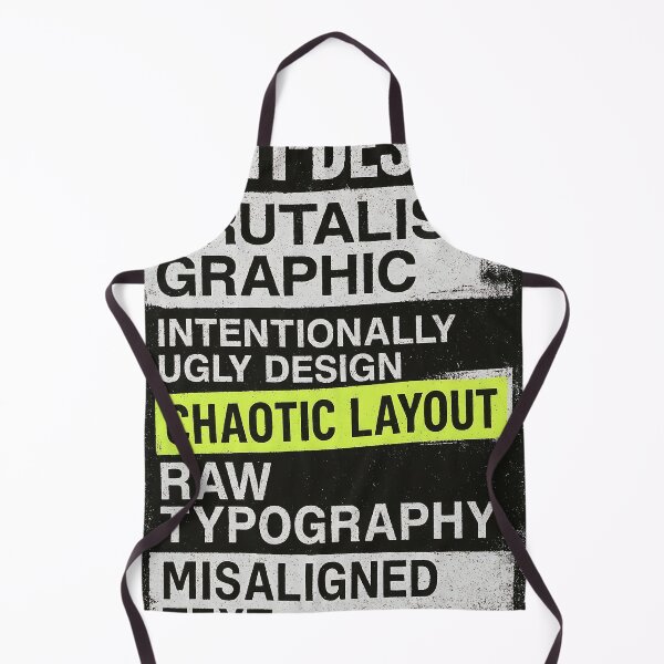 Item preview, Anti-Design Brutalist Typography Poster designed and sold by iwzzuel.