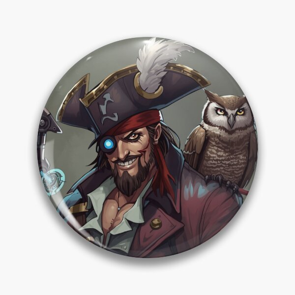 Item preview, Pirate and The Owl designed and sold by NatureFloralArts.