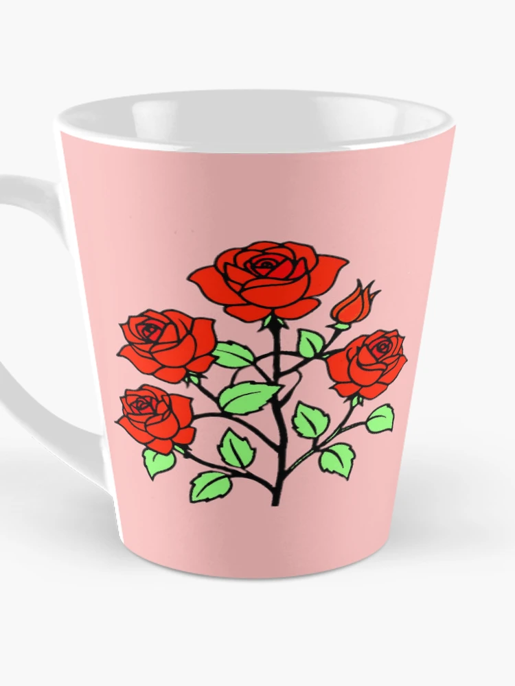Thumbnail 3 of 4, Coffee Mug, Red Roses designed and sold by ViaARTfactory.