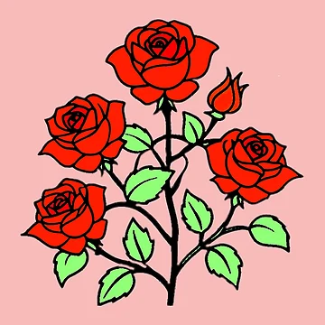 Artwork thumbnail, Red Roses by ViaARTfactory