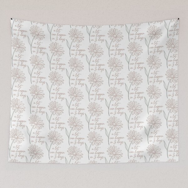 Item preview, A Lot Can Happen in 3 Days Daisy Floral Christian Easter Quote designed and sold by HahaHandlesHub.