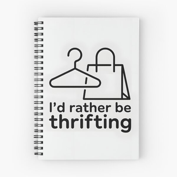 Item preview, I’d Rather Be Thrifting Minimalist Eco Fashion Shirt designed and sold by Viktorio Art Shop.