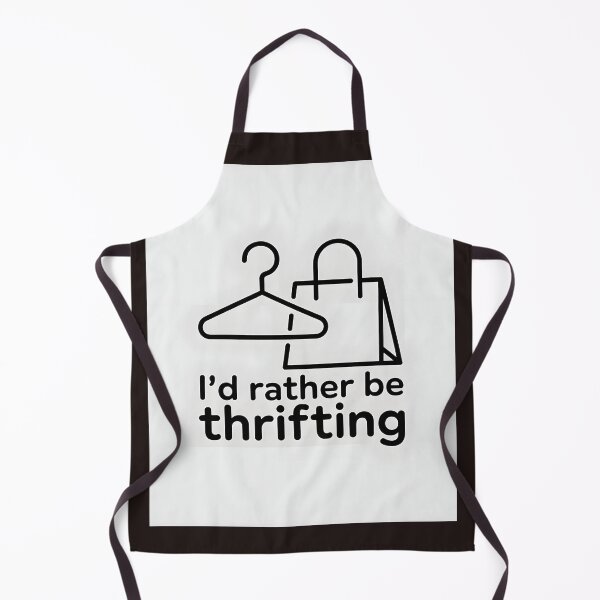 Item preview, I’d Rather Be Thrifting Minimalist Eco Fashion Shirt designed and sold by Viktorio Art Shop.