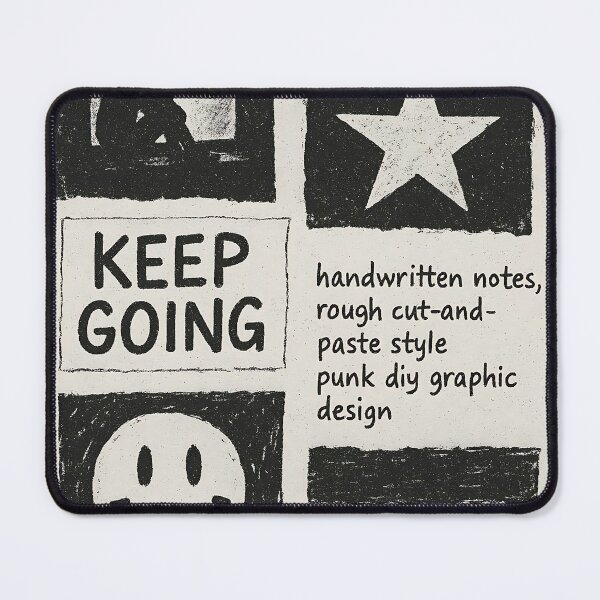 Item preview, Keep Going – Lo-Fi Zine Punk DIY designed and sold by iwzzuel.