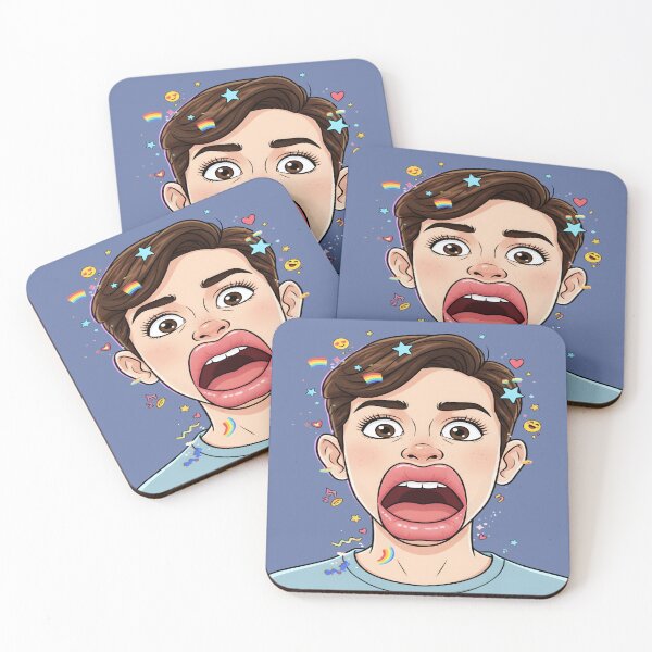 Item preview, OMG Emoji Explosion | Funny Shocked Face designed and sold by Dakson Design - Fantasy Art.