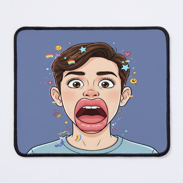 Item preview, OMG Emoji Explosion | Funny Shocked Face designed and sold by Dakson Design - Fantasy Art.