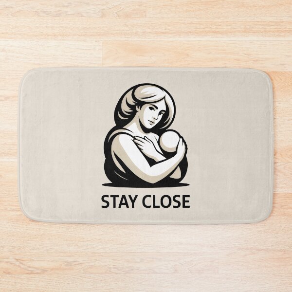 Item preview, Stay Close Emotional Motherhood Minimalist Illustration designed and sold by SplashTastic.