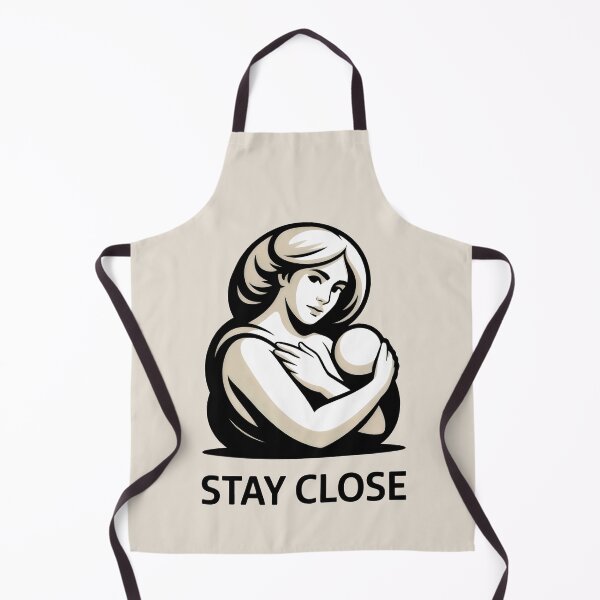 Item preview, Stay Close Emotional Motherhood Minimalist Illustration designed and sold by SplashTastic.