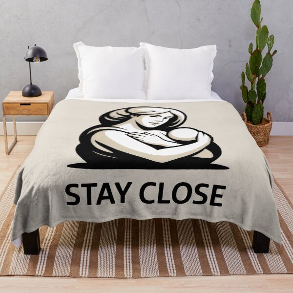 Item preview, Stay Close Emotional Motherhood Minimalist Illustration designed and sold by SplashTastic.