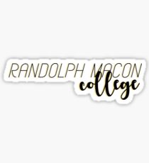 randolph macon college Sticker