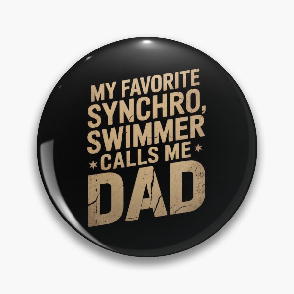 Item preview, Synchro Dad My Favorite Synchronized Swimmer  designed and sold by VerseFarm.