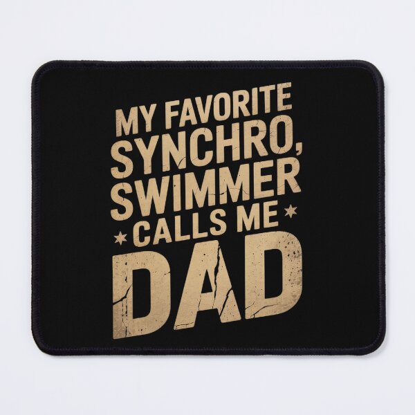 Item preview, Synchro Dad My Favorite Synchronized Swimmer designed and sold by VerseFarm.