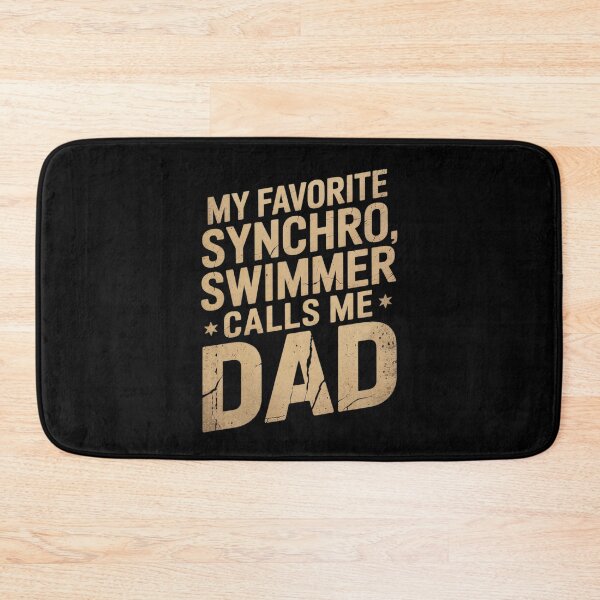 Item preview, Synchro Dad My Favorite Synchronized Swimmer  designed and sold by VerseFarm.