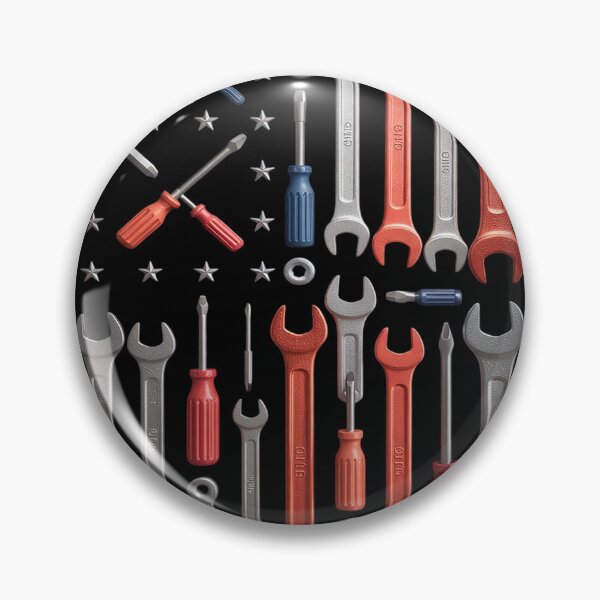 Item preview, American Flag Mechanic Patriotic Funny Auto Wrench Men designed and sold by KotexTemu.