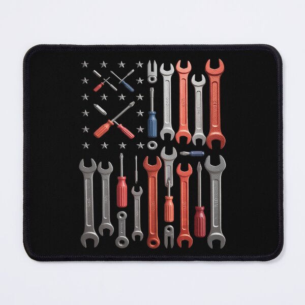 Item preview, American Flag Mechanic Patriotic Funny Auto Wrench Men designed and sold by KotexTemu.