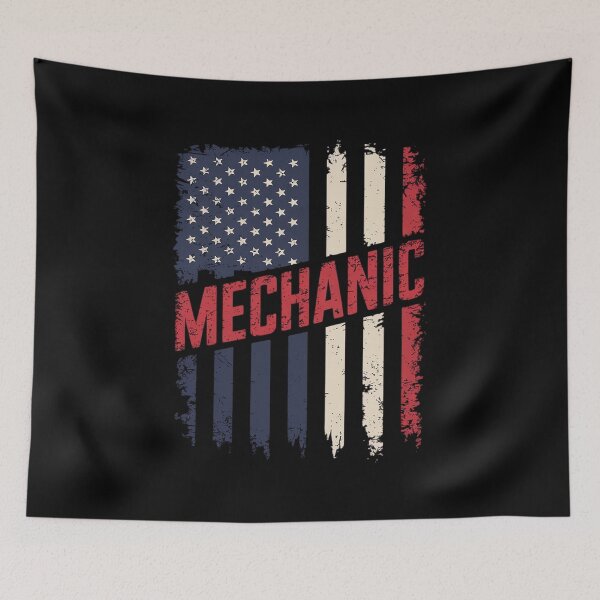 Item preview, American Flag Mechanic Patriotic Mechanic USA Flag  designed and sold by KotexTemu.