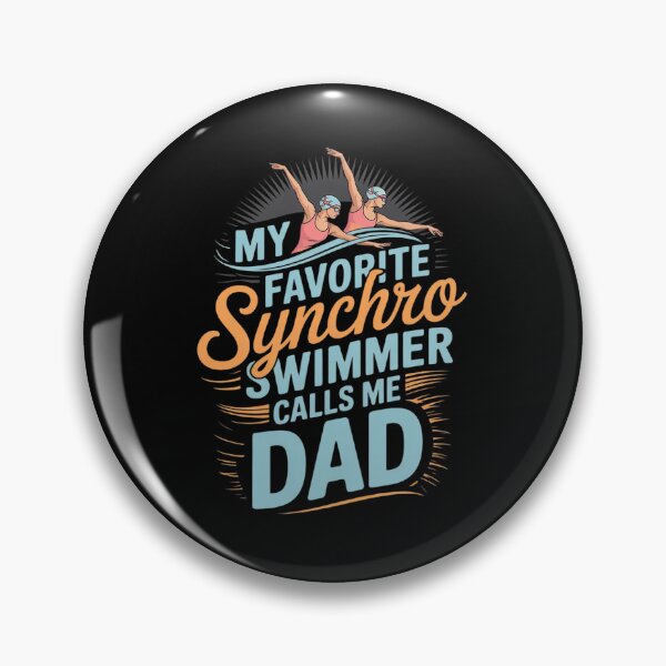Item preview, Synchronized Swimming Dad Favorite Synchro Swimmer Artistic  designed and sold by VerseFarm.