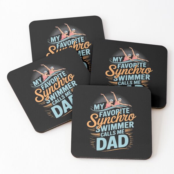 Item preview, Synchronized Swimming Dad Favorite Synchro Swimmer Artistic  designed and sold by VerseFarm.