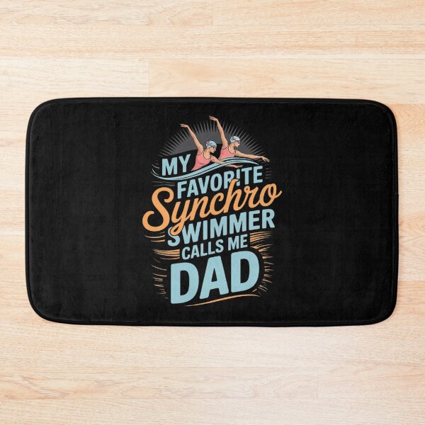 Item preview, Synchronized Swimming Dad Favorite Synchro Swimmer Artistic  designed and sold by VerseFarm.