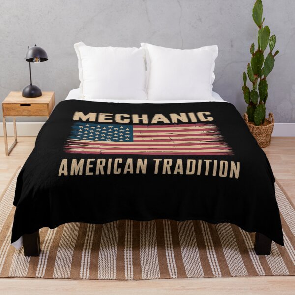 Item preview, American Flag Vintage Mechanic designed and sold by KotexTemu.