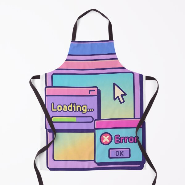 Item preview, Aesthetic Retro Computer Error Window - 90s Vaporwave Loading Pop-up designed and sold by iwzzuel.