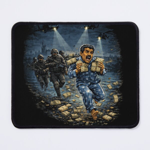 Item preview, Nicolás Maduro on the Run – Justice for Venezuela | Nicolás Maduro Huyendo – Justicia para Venezuela designed and sold by SEVERTREND APPAREL .