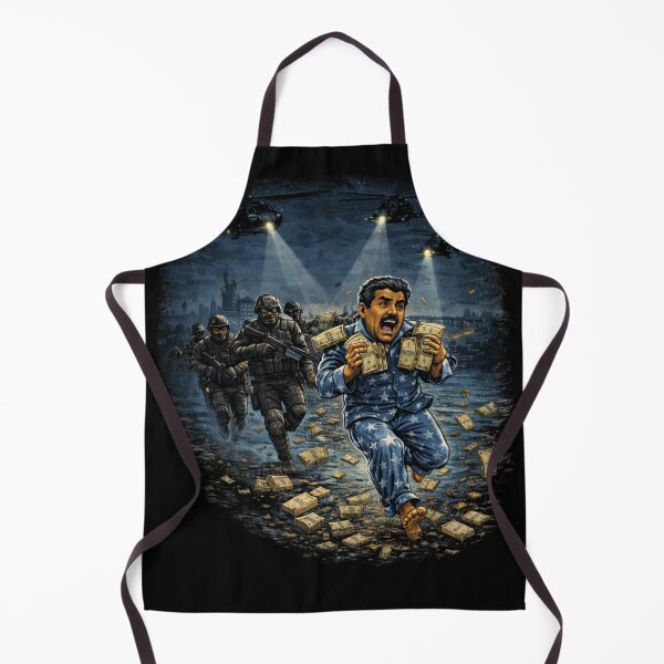 Item preview, Nicolás Maduro on the Run – Justice for Venezuela | Nicolás Maduro Huyendo – Justicia para Venezuela designed and sold by SEVERTREND APPAREL .