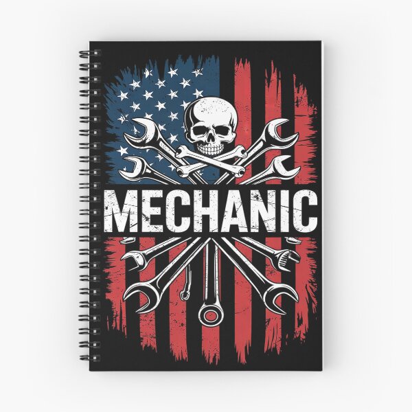 Item preview, American Mechanic Flag Bold Patriotic Garage Tools Art 1  designed and sold by KotexTemu.