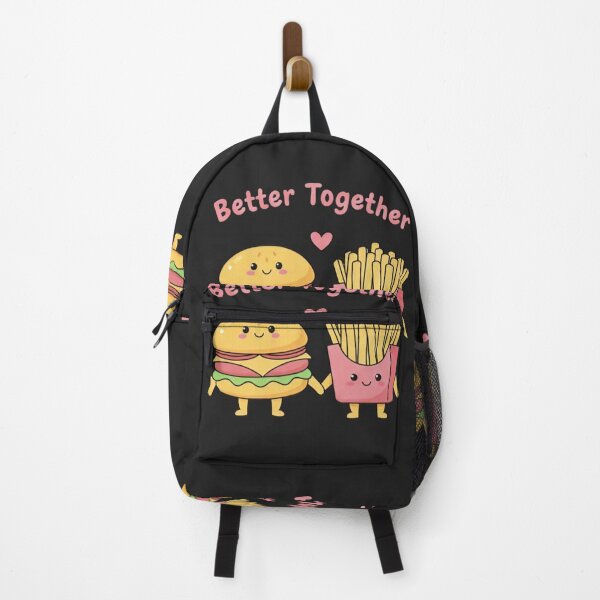 Item preview, Better Together Valentine Shirt – Cute Kawaii Burger and Fries Couple, Pastel Food Love T-Shirt, Funny Valentine Gift designed and sold by ZyxDes.