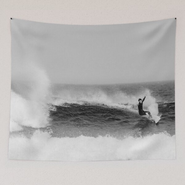 Item preview, Surfer on Wave in Open Ocean designed and sold by judahgrubb.