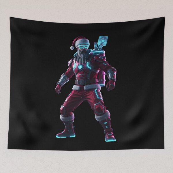 Item preview, Futuristic Santa Claus Sci-Fi Christmas designed and sold by Dakson Design - Fantasy Art.