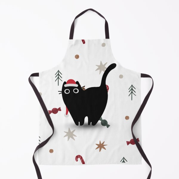 Item preview, christmas black cat designed and sold by Tungjai Wear.