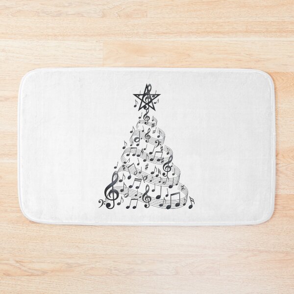 Item preview, Musical Note Christmas Tree with Pentagram designed and sold by Dakson Design - Fantasy Art.