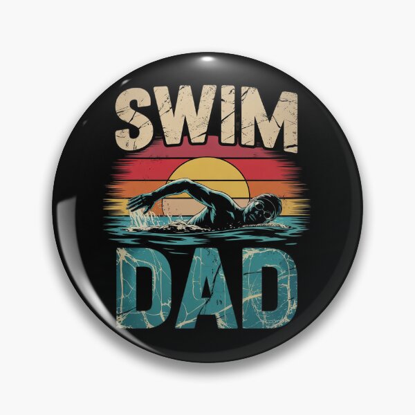 Item preview, Vintage Style Swimming Lover Swimmer Swim Dad Father's Day  designed and sold by VerseFarm.