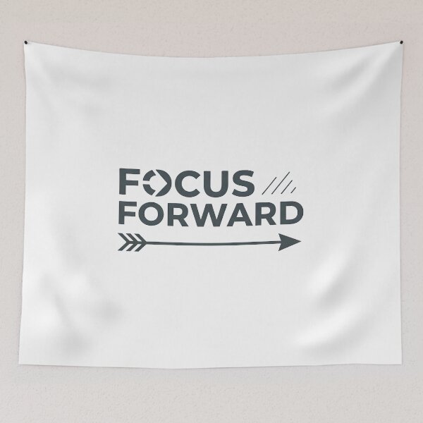 Item preview, BEST SELLER Focus Forward Motivation USA designed and sold by Gilded Dreams.