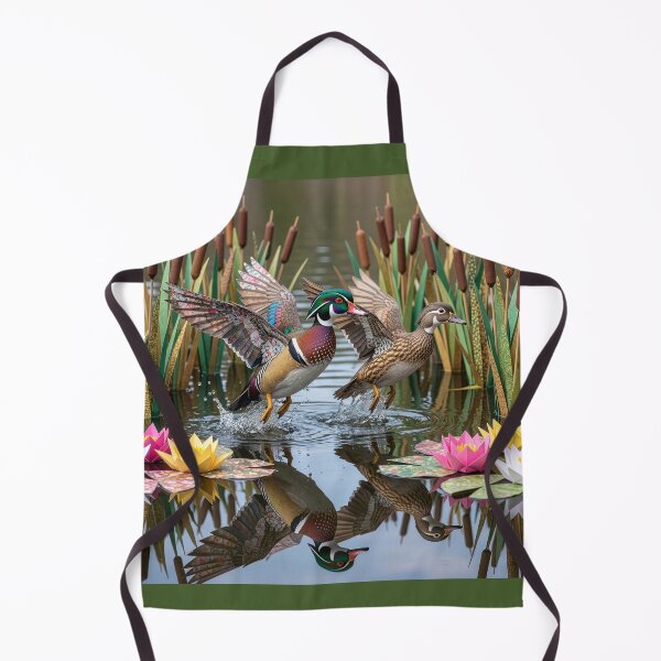 Item preview, Origami Wood Ducks in Cattail Pond designed and sold by Tridentulus.